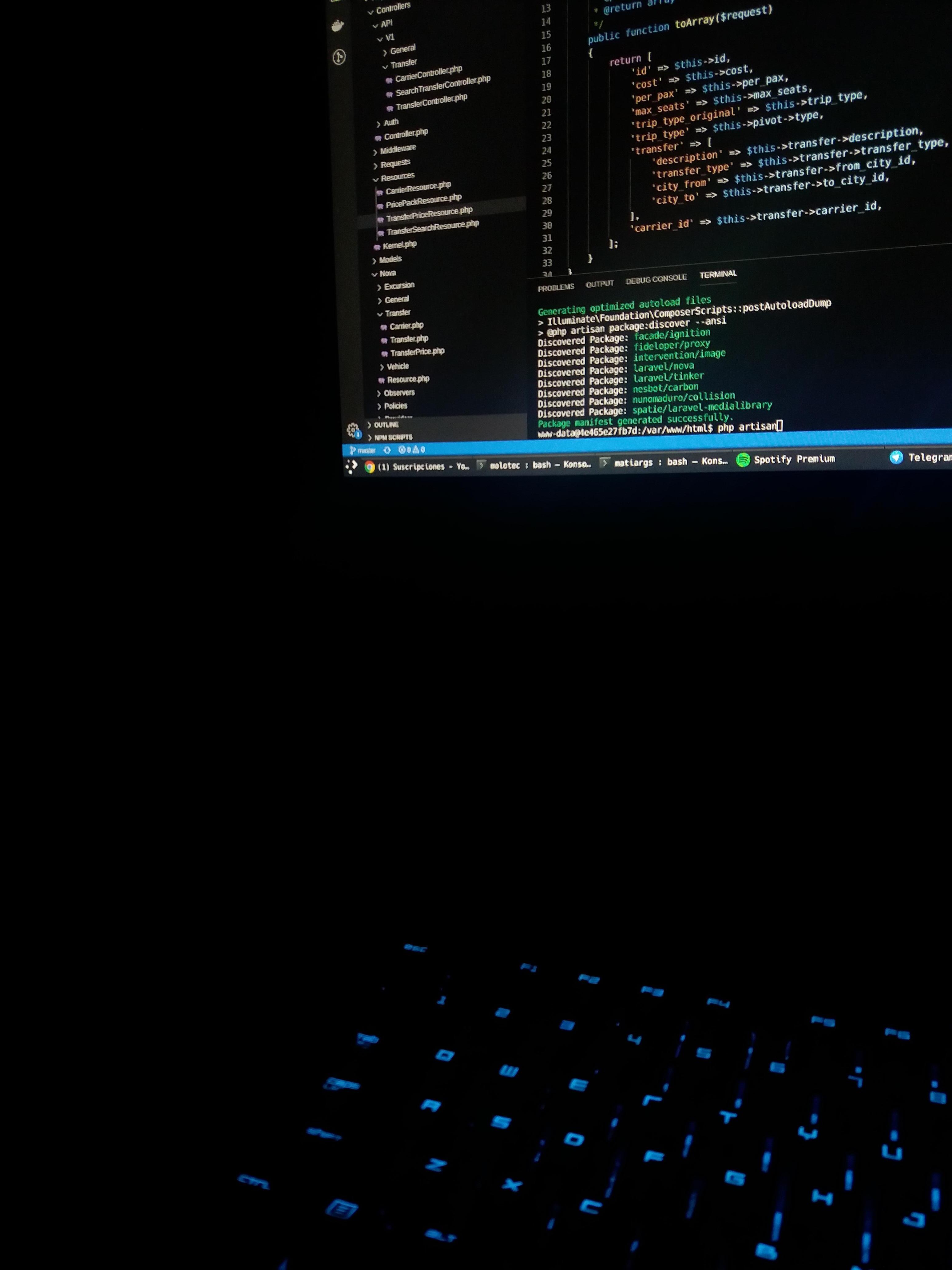working